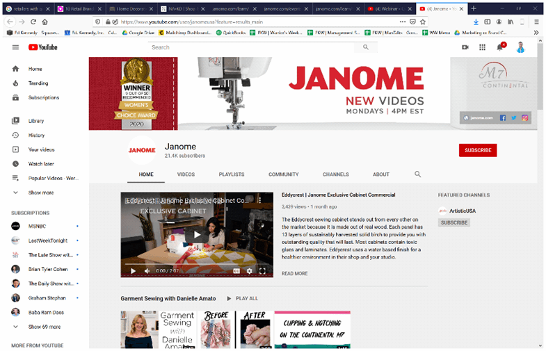 janome example